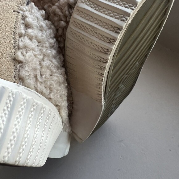 Splendid Tulia Tan Beiege Faux Fur Slip On Sneaker Shoes Women’s Size 8 M - Picture 7 of 16